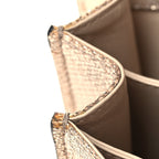 Metallic Karung Serpenti Forever Top Handle Gold