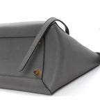 Grained Calfskin Mini Belt Bag Grey
