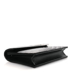 Grain De Poudre Matelasse Chevron Monogram Chain Wallet Black