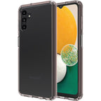 SAHARA - Hybrid-Flex Hard Shell Case for Samsung Galaxy A13 5G - Clear/Rose Gold