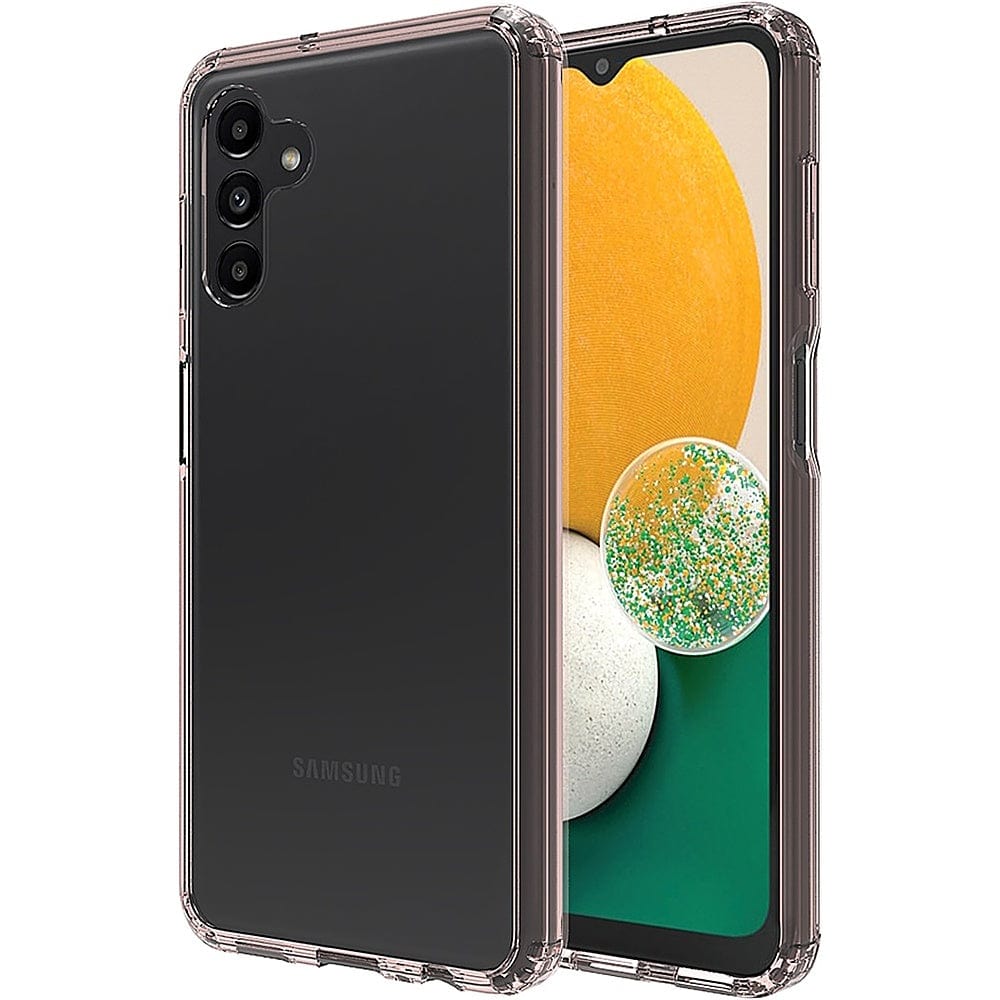 SAHARA - Hybrid-Flex Hard Shell Case for Samsung Galaxy A13 5G - Clear/Rose Gold