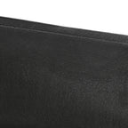 Lambskin Quilted Jumbo Double Flap Black