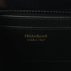 Brushed Calfskin Mini Wanda Top Handle Bag Black