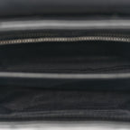 Calfskin Y Quilted Monogram Toy Loulou Crossbody Bag Black