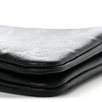 Empreinte Double Zip Pochette Black