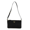 Re-Nylon Saffiano Pouch Black