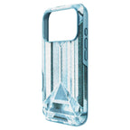 High smartphone case, Crystal effect, iPhone 17 Pro, Blue