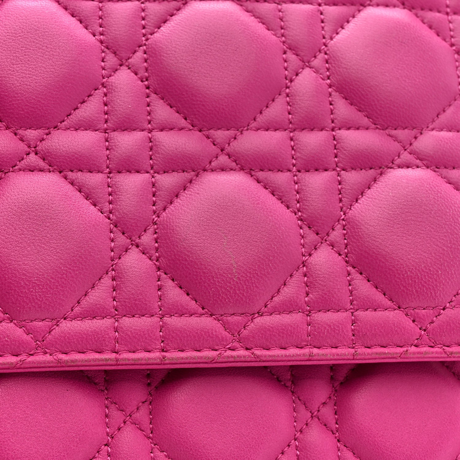 Lambskin Cannage Large Miss Dior Flap Sorbet