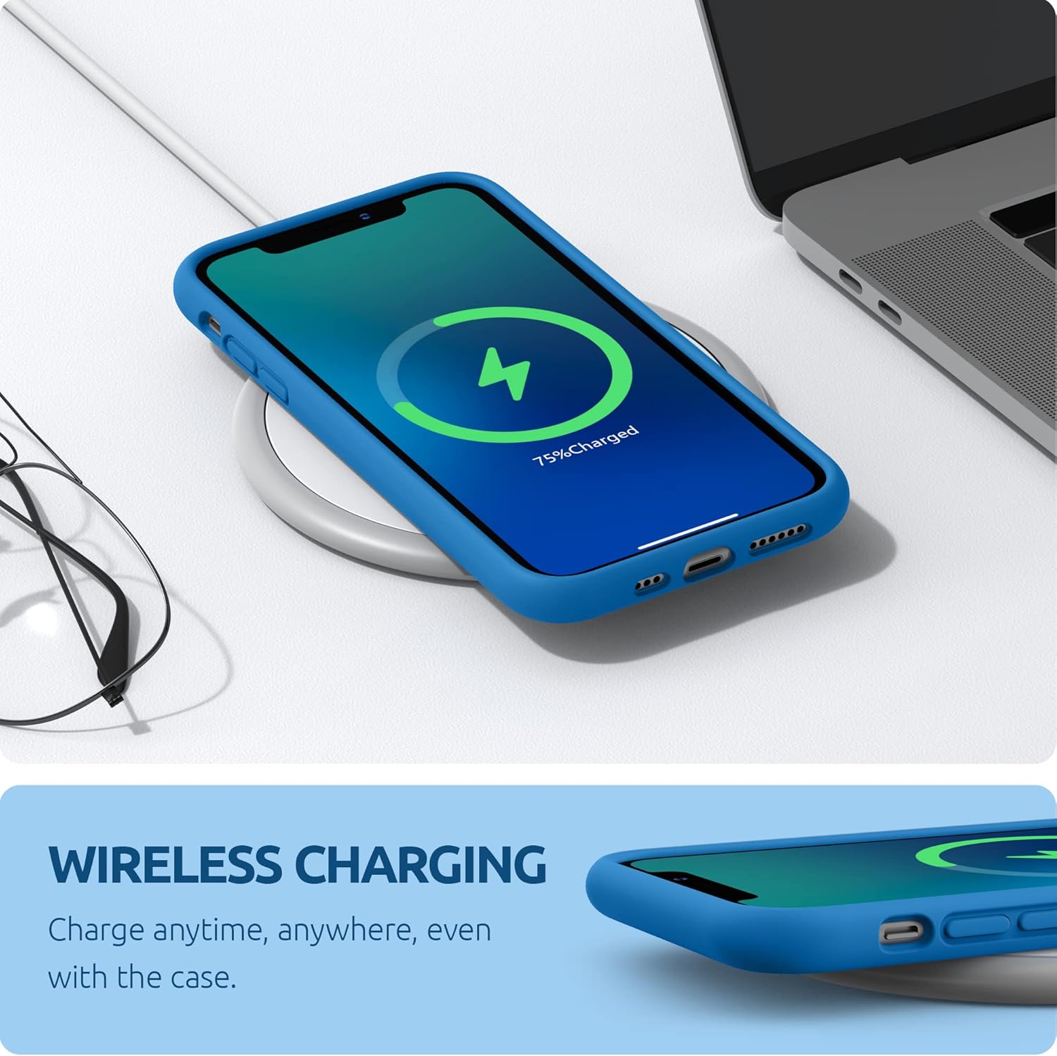 Entronix Case Compatible with iPhone 11 Pro - Soft-Touch Liquid Silicone