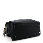 Mixed Fibers Large Deauville Bowling Bag  Black