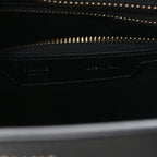 Polka Dot Snakeskin Smooth Calfskin Micro Luggage Black White