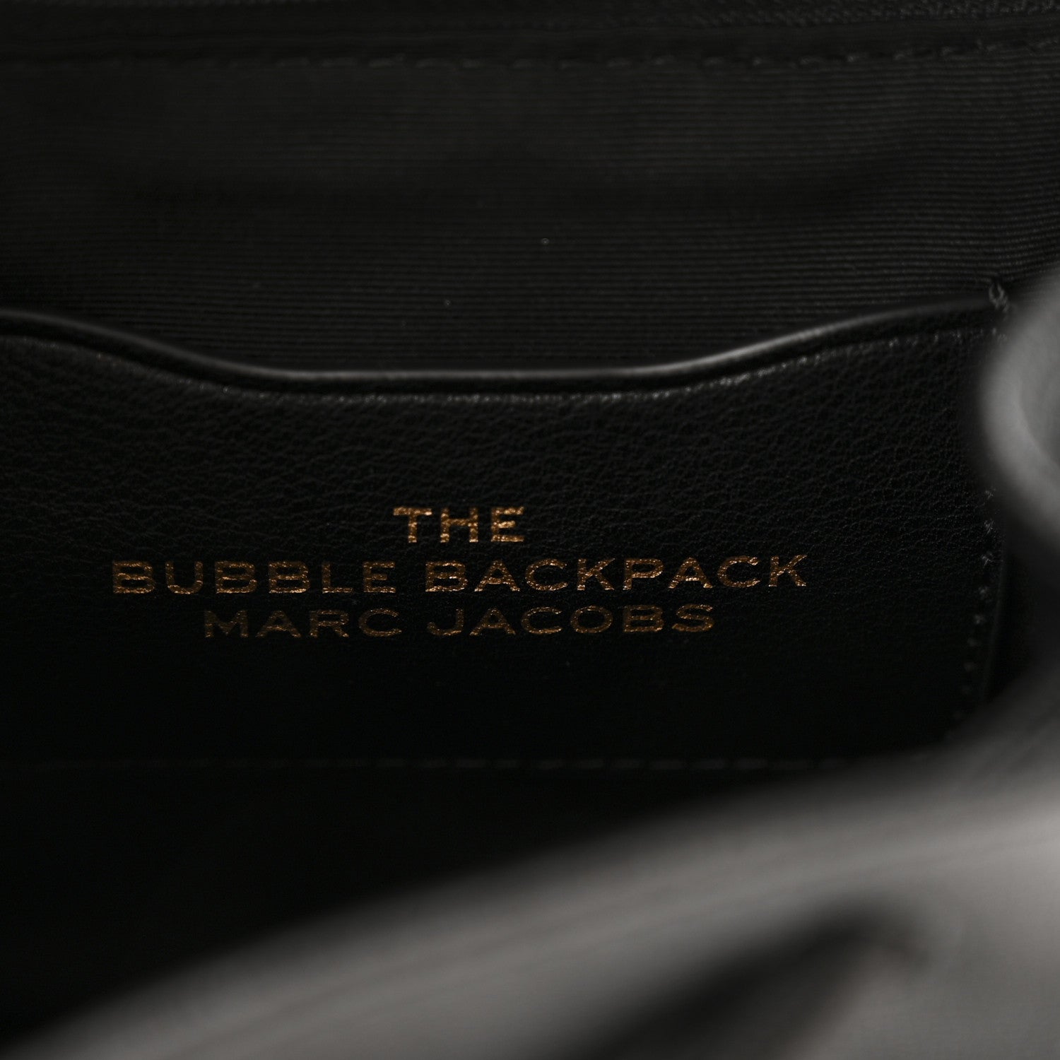 Calfskin The Bubble Backpack Black