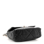 Lambskin Quilted Medium Chanel 19 Flap Black