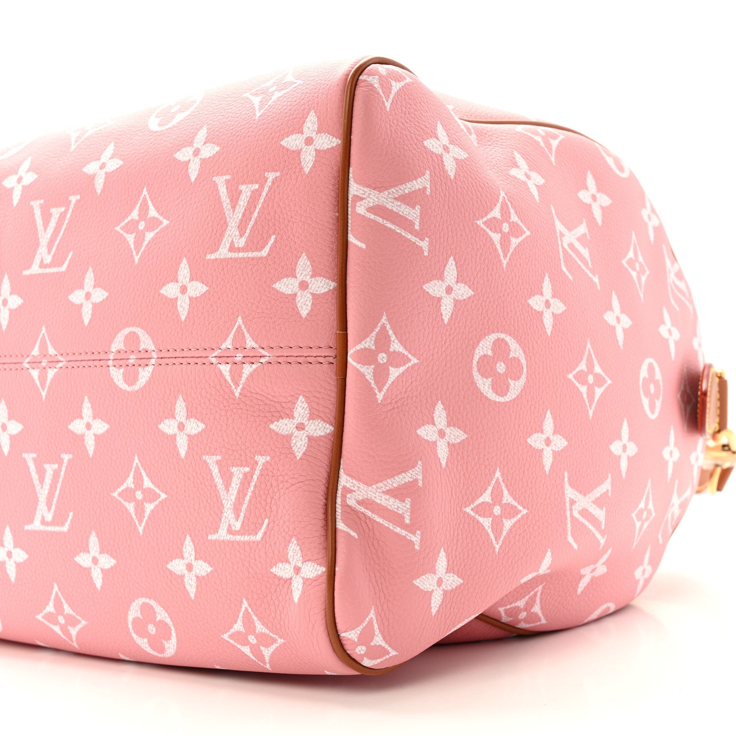 Calfskin Monogram Speedy P9 Bandouliere 40 Pink Sakura