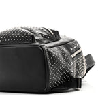 Calfskin Studded Small Stark Backpack Black