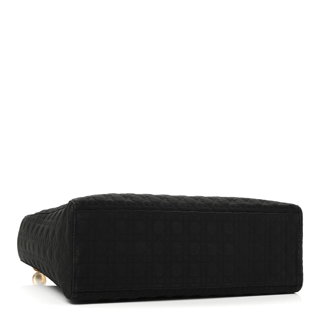 Nylon Cannage Large Lady Dior Black