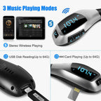 Car FM Wireless Transmitter USB Charge Hands-free Call MP3 Player