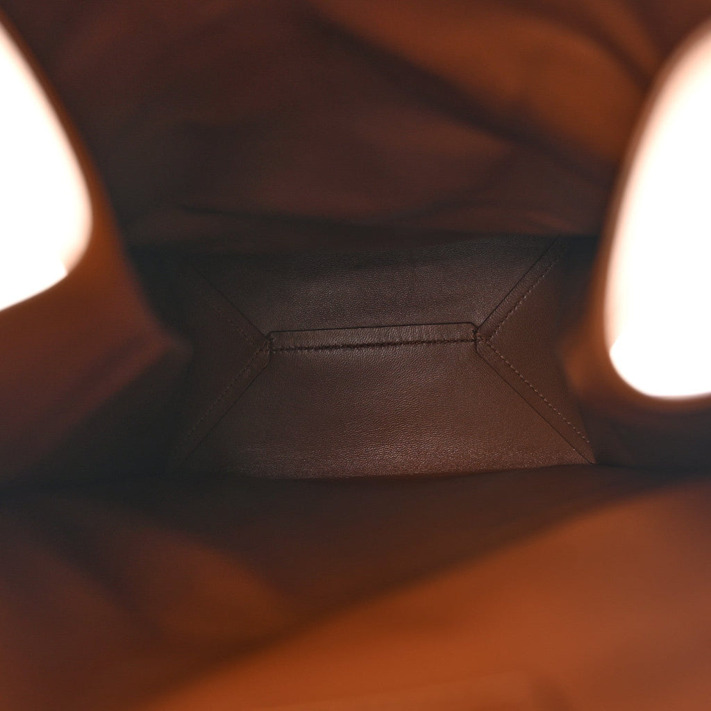 Calfskin Monogram Deli Paper Bag Vintage Beige