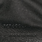 Sheepskin Matelasse Chevron Monogram Medium College Bag Granite