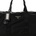 Tessuto Nylon Saffiano Carry On Travel Bag Black