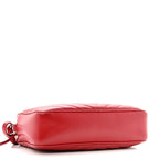 Calfskin Matelasse Monogram Lou Camera Bag Red