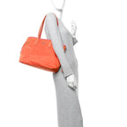 Tessuto Nylon Saffiano Tote Papaya Ibisco