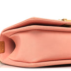 Caviar Quilted Small Boy Flap Light Pink
