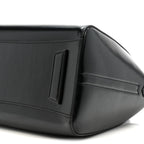 Shiny Lord Calfskin Small Antigona Black