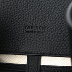 Matte Grained Calfskin Soft Margaux 15 Black