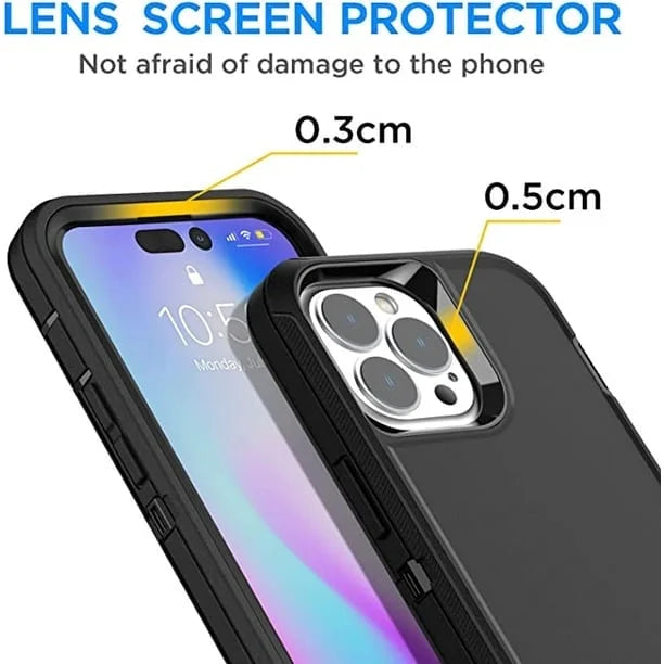 Entronix Case Compatible with iPhone 16 - Triple-Layer Heavy Duty Protection