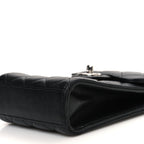 Caviar Quilted Classic Phone Holder Black