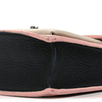 Calfskin My Lockme Chain Pochette Rose Ballet White
