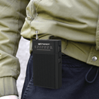 Portable AMFM Radio with Built-In Speaker