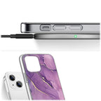 SAHARA - Inspire Series Purple Marble Case  - iPhone 14 Plus - CP00334