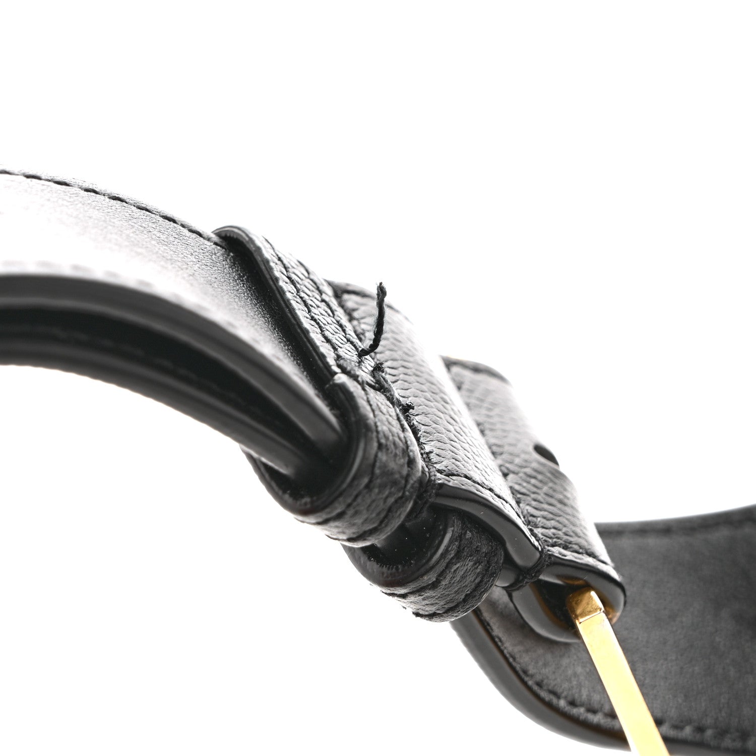 Grain De Poudre Monogram Belt Bag Black