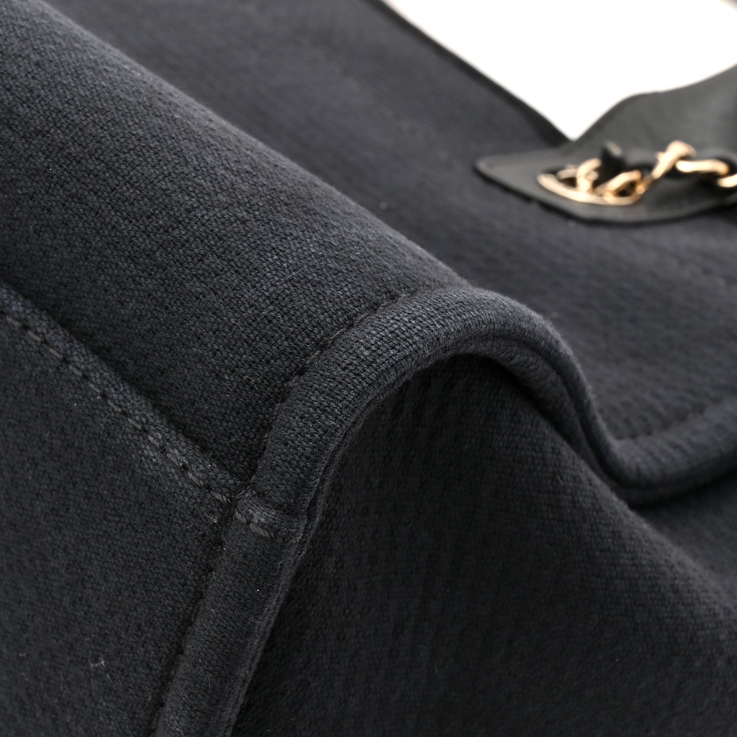 Mixed Fibers Small Deauville Tote Black