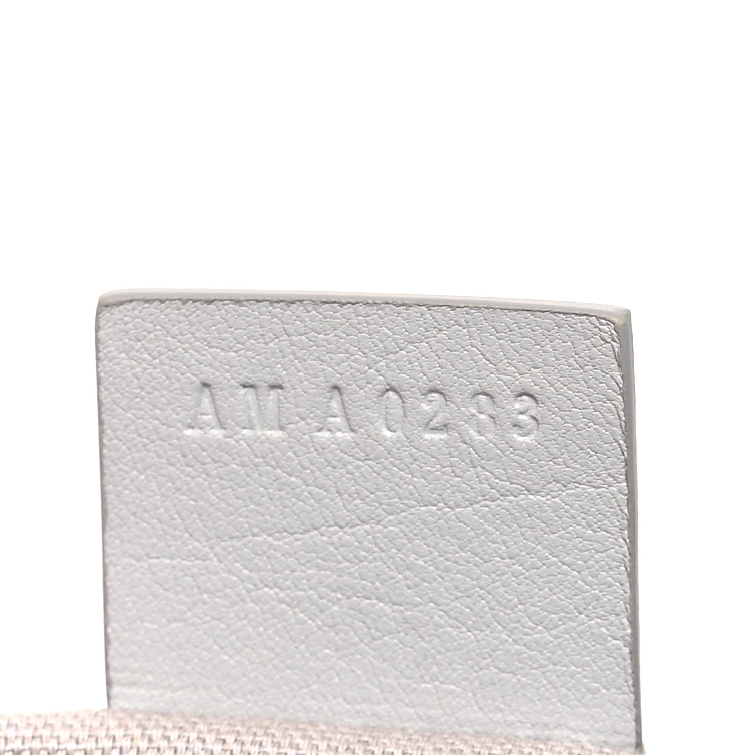 Tumbled Calfskin Mini Voyou Boyfriend Party Bag Light Grey