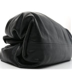 Smooth Butter Calf The Pouch Oversized Clutch Black