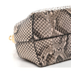 Snakeskin Small Fendi First Light Pink