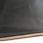 Suede Calfskin Aliosha Messenger Cappuccino Black
