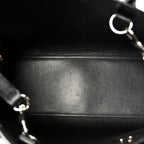 Grained Calfskin Small Sac De Jour Black