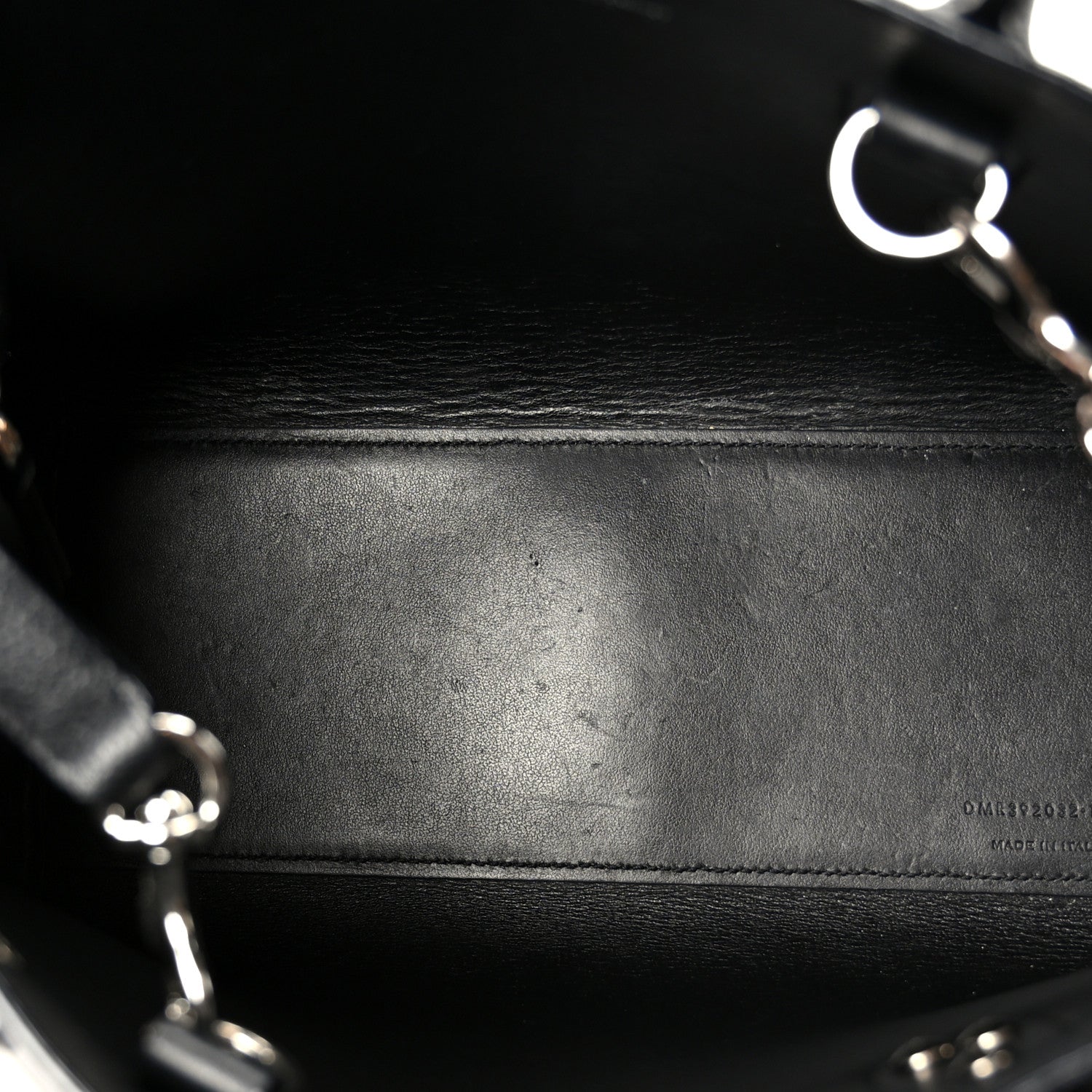 Grained Calfskin Small Sac De Jour Black