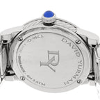 Stainless Steel Diamond Bezel Mother of Pearl 34mm Classic Quartz Watch