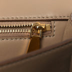 Grained Calfskin Small TB Bag Oat Beige