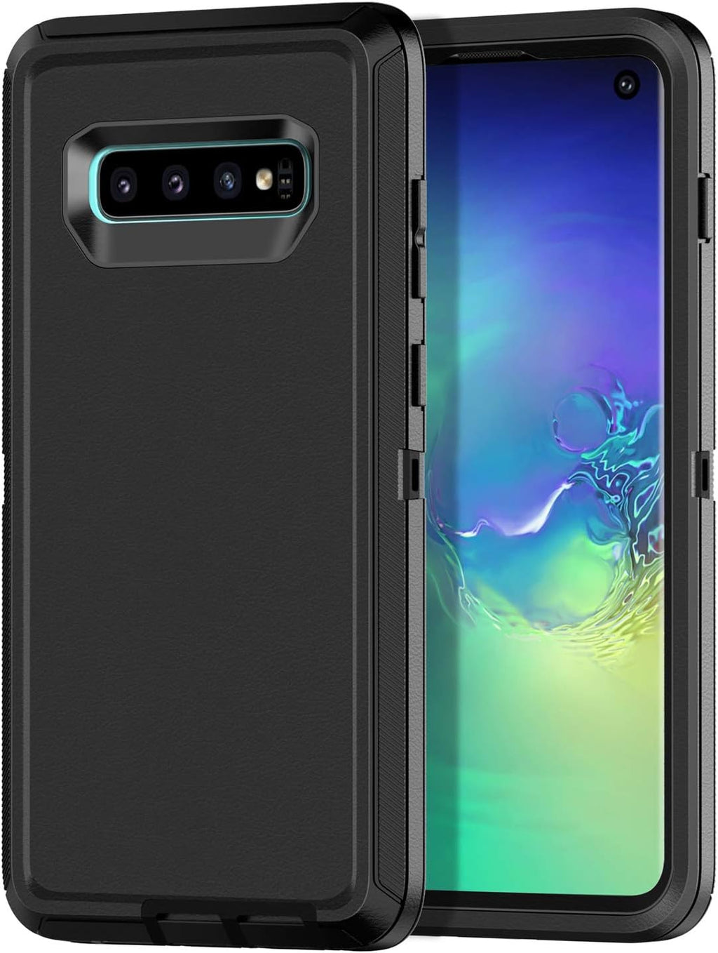 Entronix Case Compatible with Galaxy S10 Plus - Triple-Layer Heavy Duty Protection