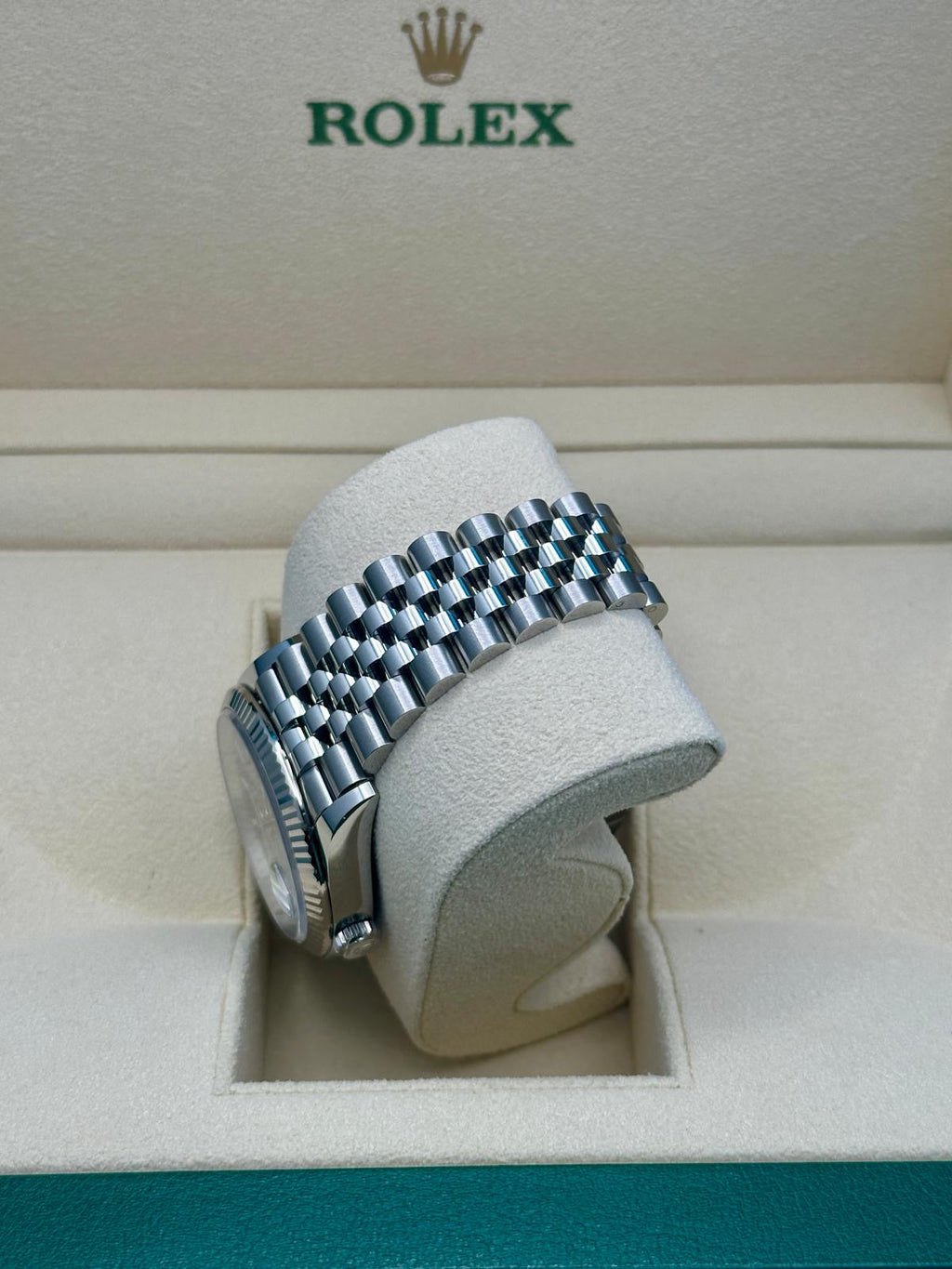 Rolex White Rolesor Datejust 36  - Mint Green Index Dial - Jubilee Bracelet - 126234