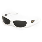 Jeremy Scott Ladies Oval White Skater Sunglasses