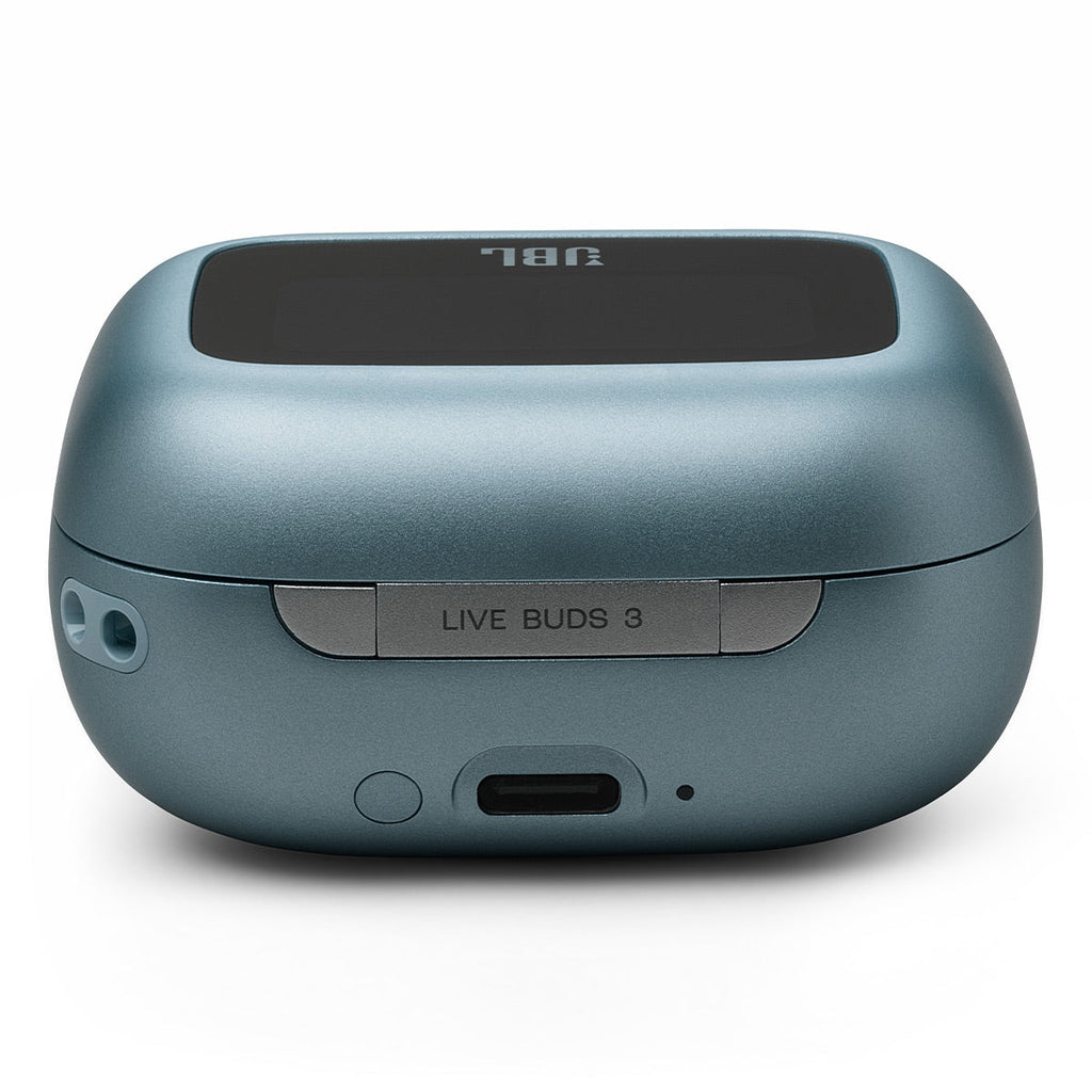 JBL Live Buds 3 True Wireless Noise Cancelling Earbud Bundle with gSport Case (Blue)