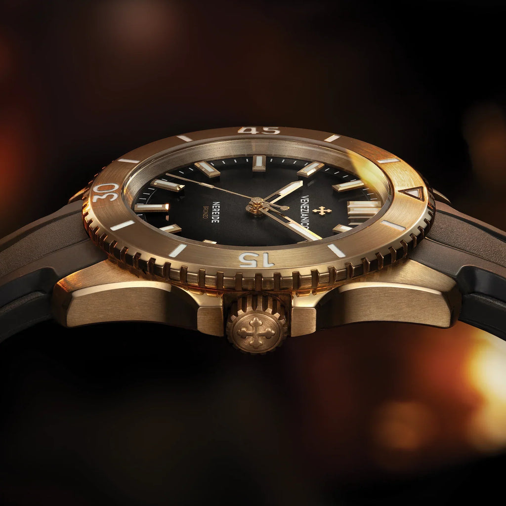 Venezianico Nereide Bronzo Men's Gold Grey Watch