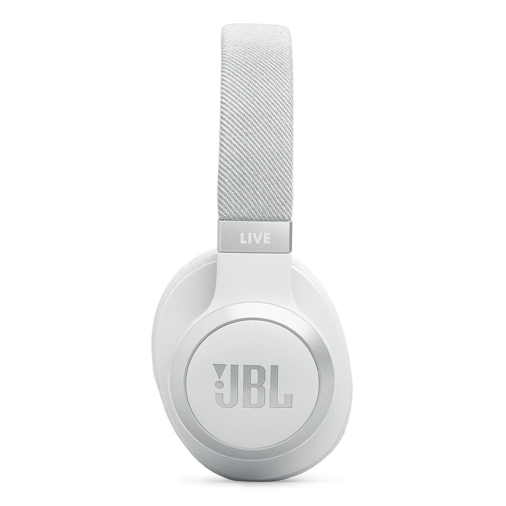 JBL Live 770NC Wireless Over Ear Noise Cancelling Headphone Bundle with gSport Case (White)